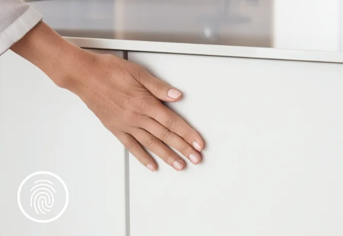 Detalle de superficie con recubrimiento antihuellas