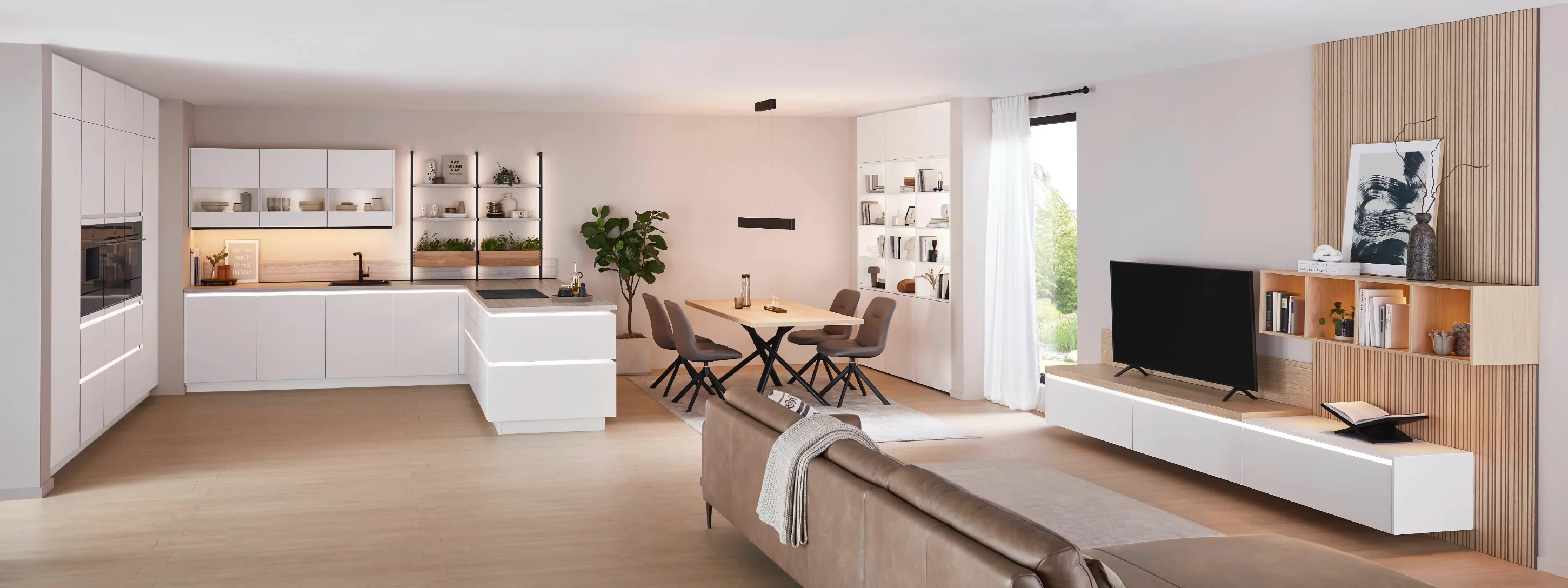 Video presentations of kitchens